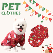 Load image into Gallery viewer, Aimondow Pet Christmas Hoodies Winter Xmas Apparel Warm Vintage Dog Sweater Holiday New Year Shirt Soft Pet Puppy Clothes for Small Dogs and Cats M-XL