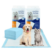 Load image into Gallery viewer, Aimondow Absorbent Puppy Pads Quick Drying Training Pads for Dogs Cats Leak-Proof Dog Pee Pads Disposable Dog Pads Pet Underpads for Puppies, Regular, 23inch×16inch, 60 Count
