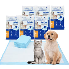 Load image into Gallery viewer, Aimondow Absorbent Puppy Pads Quick Drying Training Pads for Dogs Cats Leak-Proof Dog Pee Pads Disposable Dog Pads Pet Underpads for Puppies, Regular, 23inch×16inch, 60 Count