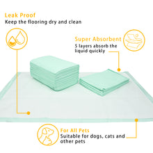 Load image into Gallery viewer, Aimondow Leakproof Pet Training Pads Absorbent Potty Puppy Pads for Dogs Cats Quick Drying Disposable Pee Pads, Extra Large, 23inch×35inch, 40 Count