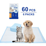 Aimondow Absorbent Puppy Pads Quick Drying Training Pads for Dogs Cats Leak-Proof Dog Pee Pads Disposable Dog Pads Pet Underpads for Puppies, Regular, 23inch×16inch, 60 Count