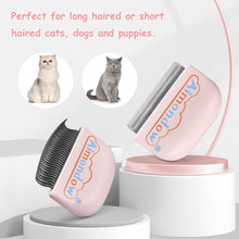 Load image into Gallery viewer, Aimondow Cat Comb Cat Brush for Shedding Grooming Hair Removal Shell Comb for Cats Dogs Puppy Rabbit Bunny Easy to Dematting Matted Fur Tangled Hair, 2 PCS